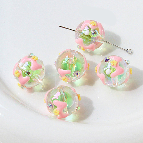 PandaHall Transparent Acrylic Beads, Hand Painted Beads, Bumpy, Round, Letter M, 18x17mm Acrylic Letter M
PandaHall Transparent Acrylic Beads, Hand Painted Beads, Bumpy, Round, Letter M, 18x17mm Acrylic Letter M