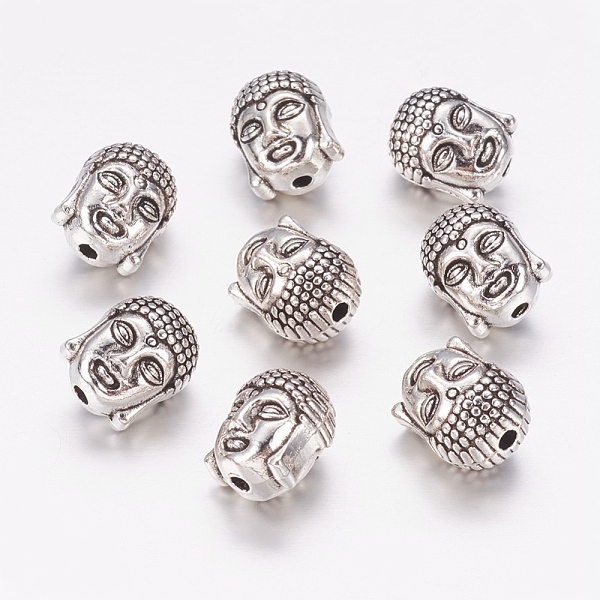 PandaHall Tibetan Style Alloy Beads, for Vintage Jewelry Making Supplies, Lead Free & Nickel Free, Buddha Head, Antique Silver, 11x9x8mm...
PandaHall Tibetan Style Alloy Beads, for Vintage Jewelry Making Supplies, Lead Free & Nickel Free, Buddha Head, Antique Silver, 11x9x8mm...