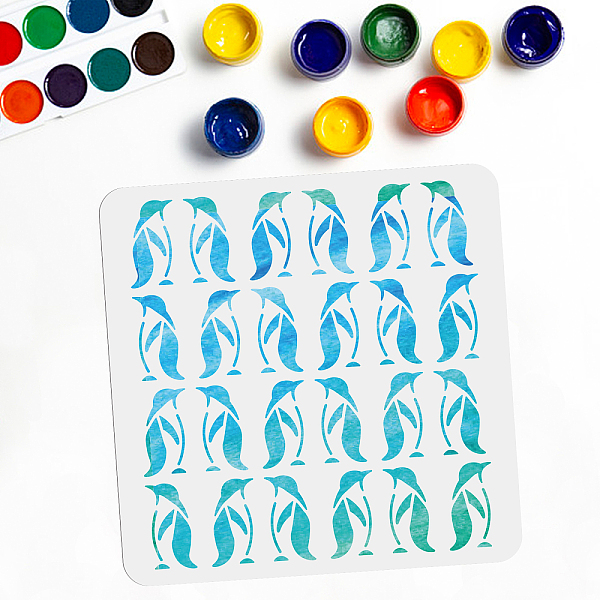PandaHall PET Hollow Out Drawing Painting Stencils, for DIY Scrapbook, Photo Album, Penguin Pattern, 300x300mm Plastic Penguin
PandaHall PET Hollow Out Drawing Painting Stencils, for DIY Scrapbook, Photo Album, Penguin Pattern, 300x300mm Plastic Penguin