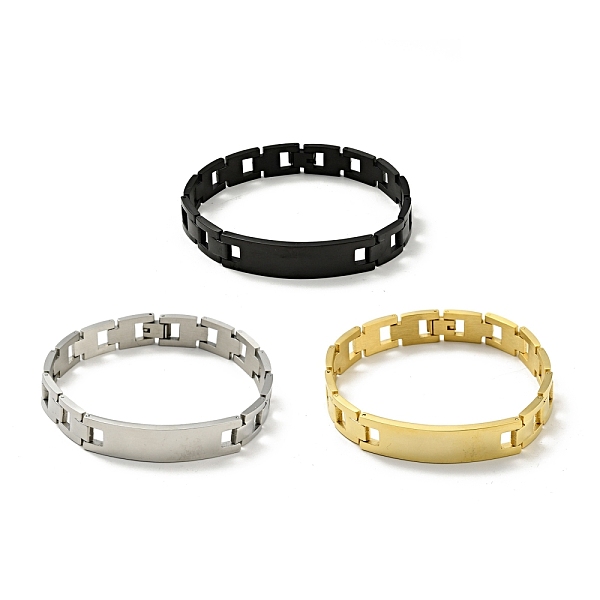 PandaHall 304 Stainless Steel Stackable Solide Link Chains Bracelet, Watch Band Bracelet for Men, Mixed Color, 8-7/8 inch(22.5cm) 304...
PandaHall 304 Stainless Steel Stackable Solide Link Chains Bracelet, Watch Band Bracelet for Men, Mixed Color, 8-7/8 inch(22.5cm) 304...