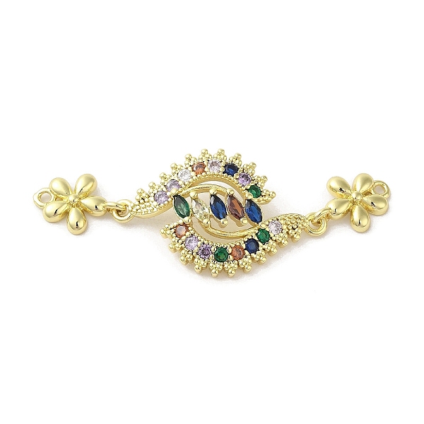 PandaHall Rack Plating Brass Pave Colorful Cubic Zirconia Flower Connector Charms, Long-Lasting Plated, Cadmium Free & Lead Free, Real 18K...
PandaHall Rack Plating Brass Pave Colorful Cubic Zirconia Flower Connector Charms, Long-Lasting Plated, Cadmium Free & Lead Free, Real 18K...