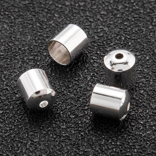 PandaHall Brass Cord End, End Caps Long-Lasting Plated, Column, 925 Sterling Silver Plated, 5x4.5mm, Hole: 1.2mm, Inner Diameter: 4mm Brass
PandaHall Brass Cord End, End Caps Long-Lasting Plated, Column, 925 Sterling Silver Plated, 5x4.5mm, Hole: 1.2mm, Inner Diameter: 4mm Brass