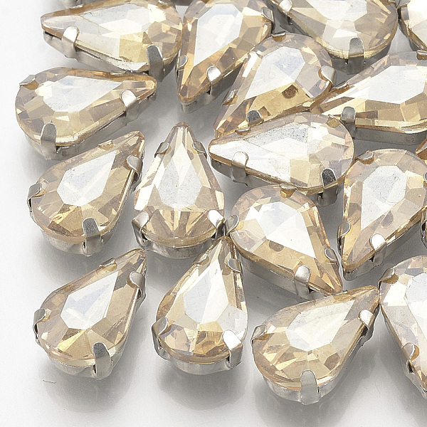 PandaHall Sew on Rhinestone, Multi-strand Links, Glass Rhinestone, with Brass Prong Settings, Garments Accessories, Faceted, teardrop..., Yellow
PandaHall Sew on Rhinestone, Multi-strand Links, Glass Rhinestone, with Brass Prong Settings, Garments Accessories, Faceted, teardrop..., Yellow