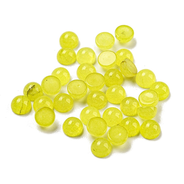 PandaHall Natural White Jade Dyed Cabochons, Half Round, 4x2~2.5mm White Jade Half Round
PandaHall Natural White Jade Dyed Cabochons, Half Round, 4x2~2.5mm White Jade Half Round