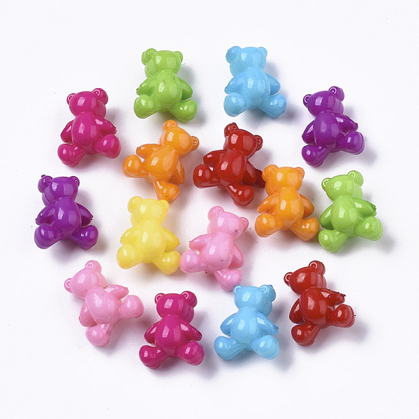 PandaHall Opaque Acrylic Beads, Bear, Mixed Color, 13.5x11.5x7.5mm, Hole: 2.5mm, about 220pcs/100g Acrylic Bear Multicolor
PandaHall Opaque Acrylic Beads, Bear, Mixed Color, 13.5x11.5x7.5mm, Hole: 2.5mm, about 220pcs/100g Acrylic Bear Multicolor