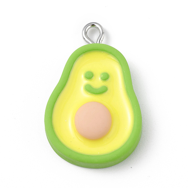 PandaHall Opaque Resin Pendants, Fruit Charms, with Platinum Tone Iron Loops, Avocado, Fruit, 27x17x5.5mm, Hole: 2mm Iron+Resin Fruit
PandaHall Opaque Resin Pendants, Fruit Charms, with Platinum Tone Iron Loops, Avocado, Fruit, 27x17x5.5mm, Hole: 2mm Iron+Resin Fruit