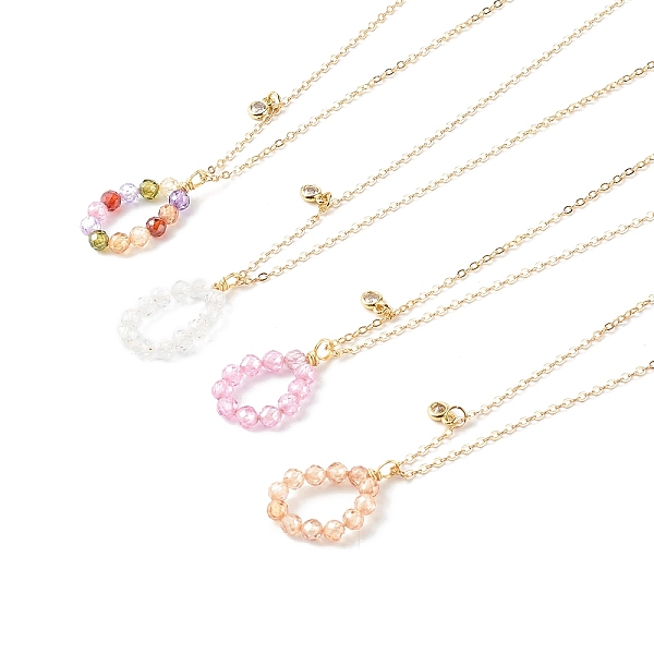 PandaHall Brass Cubic Zirconia Pendant Necklace, with Brass Curb Chain, Real 18K Gold Plated, Teardrop, Mixed Color, 17.01 inch(43.2cm)..., Multicolor
PandaHall Brass Cubic Zirconia Pendant Necklace, with Brass Curb Chain, Real 18K Gold Plated, Teardrop, Mixed Color, 17.01 inch(43.2cm)..., Multicolor