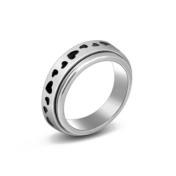 PandaHall Stainless Steel Rotating Finger Ring, Fidget Spinner Ring for Calming Worry Meditation, Heart, US Size 10(19.8mm) Stainless Steel...
PandaHall Stainless Steel Rotating Finger Ring, Fidget Spinner Ring for Calming Worry Meditation, Heart, US Size 10(19.8mm) Stainless Steel...