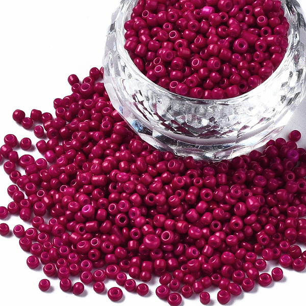 PandaHall Glass Seed Beads, Baking Paint, Round Hole, Round, Medium Violet Red, 2~3x1.5~2mm, Hole: 0.8mm, about 450g/Pound Glass
PandaHall Glass Seed Beads, Baking Paint, Round Hole, Round, Medium Violet Red, 2~3x1.5~2mm, Hole: 0.8mm, about 450g/Pound Glass