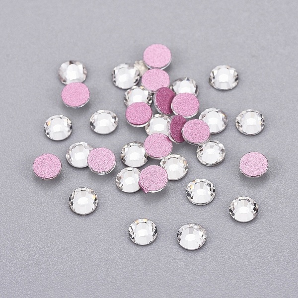 PandaHall Glass Rhinestone Cabochons, Grade AA, Flat Back & Faceted, Half Round, Crystal, SS10, 2.7~2.8mm, about 1440pcs/bag Glass..., Clear
PandaHall Glass Rhinestone Cabochons, Grade AA, Flat Back & Faceted, Half Round, Crystal, SS10, 2.7~2.8mm, about 1440pcs/bag Glass..., Clear