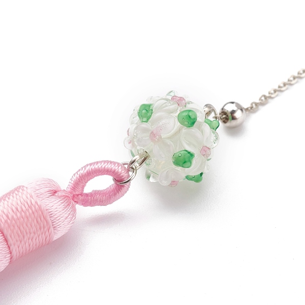 PandaHall Metal Bookmark Gift with Polyester Tassel Big Pendant Decorations, Handmade Bumpy Lampwork & Brass Beads, for Book Lovers, Writers..., Pink
PandaHall Metal Bookmark Gift with Polyester Tassel Big Pendant Decorations, Handmade Bumpy Lampwork & Brass Beads, for Book Lovers, Writers..., Pink