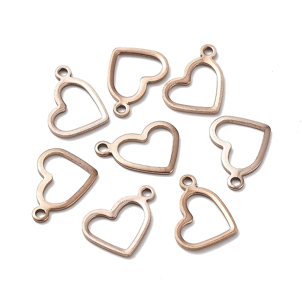 PandaHall Ion Plating(IP) 304 Stainless Steel Open Pendants,, Heart, Hollow, Rose Gold, 10x14x0.8mm, Hole: 1.4mm 304 Stainless Steel Heart
PandaHall Ion Plating(IP) 304 Stainless Steel Open Pendants,, Heart, Hollow, Rose Gold, 10x14x0.8mm, Hole: 1.4mm 304 Stainless Steel Heart