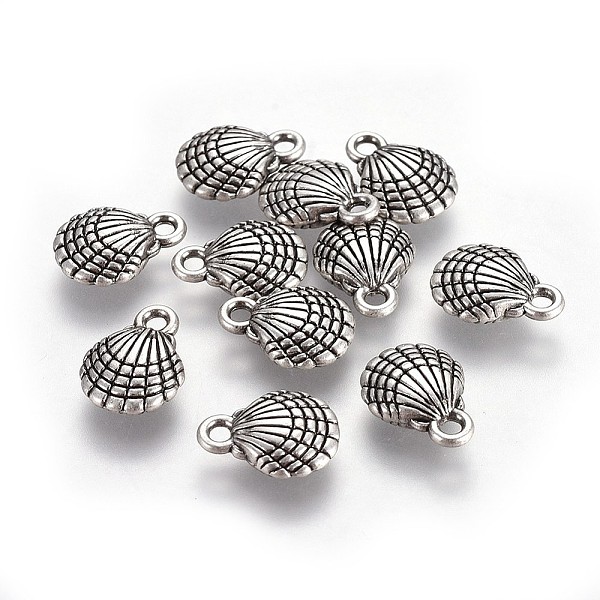 PandaHall Tibetan Style Alloy Pendants, Ocean Theme, Lead Free & Nickel Free & Cadmium Free, Scallop Shell Shape, Thailand Sterling Silver...
PandaHall Tibetan Style Alloy Pendants, Ocean Theme, Lead Free & Nickel Free & Cadmium Free, Scallop Shell Shape, Thailand Sterling Silver...