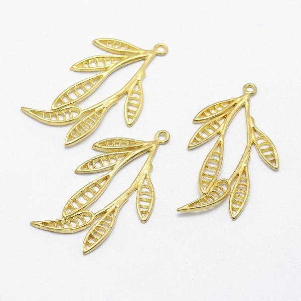 PandaHall Brass Pendants, Lead Free & Cadmium Free & Nickel Free, Leaf, Raw(Unplated), 31.5x18.5x1mm, Hole: 1mm Brass Leaf
PandaHall Brass Pendants, Lead Free & Cadmium Free & Nickel Free, Leaf, Raw(Unplated), 31.5x18.5x1mm, Hole: 1mm Brass Leaf