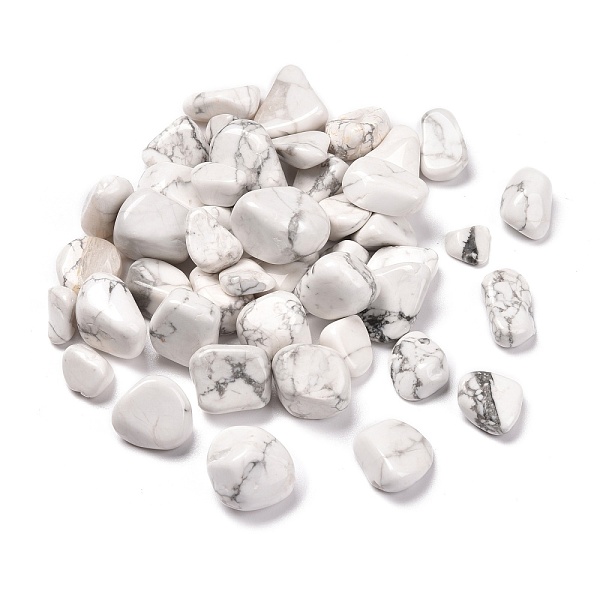 PandaHall Natural Howlite Beads, No Hole, Nuggets, Tumbled Stone, Healing Stones for 7 Chakras Balancing, Crystal Therapy, Meditation, Reiki...
PandaHall Natural Howlite Beads, No Hole, Nuggets, Tumbled Stone, Healing Stones for 7 Chakras Balancing, Crystal Therapy, Meditation, Reiki...
