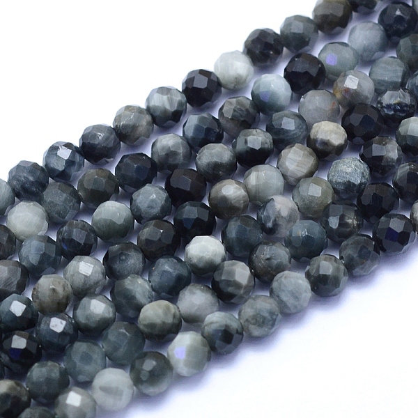 PandaHall Natural Hawk's Eye Beads Strands, Eagle Eye Stone, Faceted, Round, 4~4.5mm, Hole: 0.6mm, about 86pcs/strand, 15.35 inch(39cm)...
PandaHall Natural Hawk's Eye Beads Strands, Eagle Eye Stone, Faceted, Round, 4~4.5mm, Hole: 0.6mm, about 86pcs/strand, 15.35 inch(39cm)...