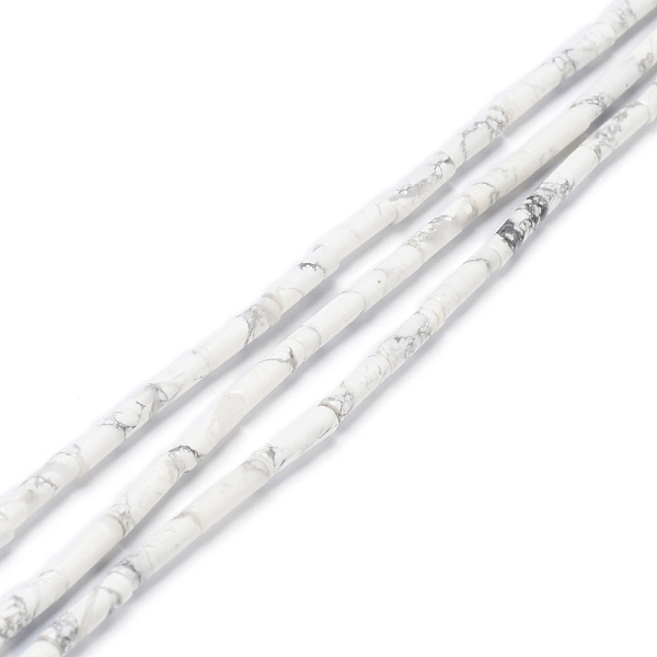 PandaHall Natural Howlite Beads Strands, Column, 16x4mm, Hole: 1mm, about 24pcs/strand, 15.16''~15.28''(38.5~38.8cm) Howlite Column
PandaHall Natural Howlite Beads Strands, Column, 16x4mm, Hole: 1mm, about 24pcs/strand, 15.16''~15.28''(38.5~38.8cm) Howlite Column