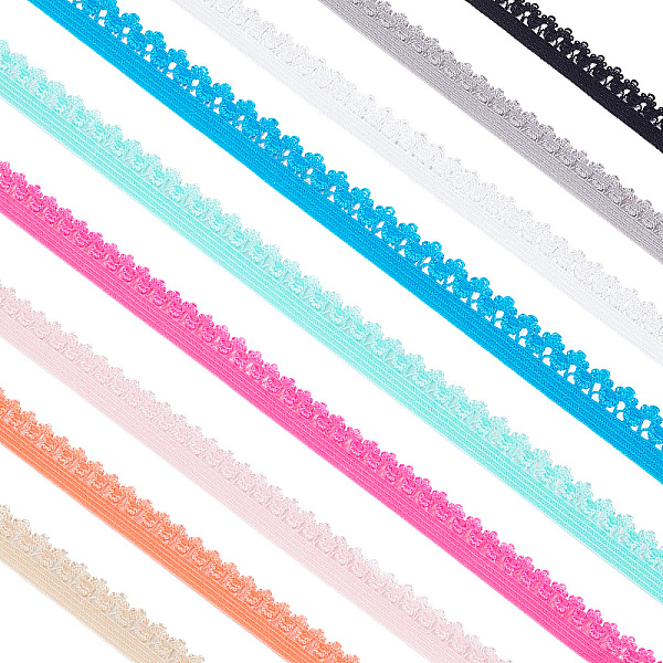 PandaHall GORGECRAFT 27 Yards Spandex Lace Ribbon Frilly Elastic Headbands Underwear Elastic Edge Stretch Colored Elastic Lace Trim for..., Multicolor
PandaHall GORGECRAFT 27 Yards Spandex Lace Ribbon Frilly Elastic Headbands Underwear Elastic Edge Stretch Colored Elastic Lace Trim for..., Multicolor