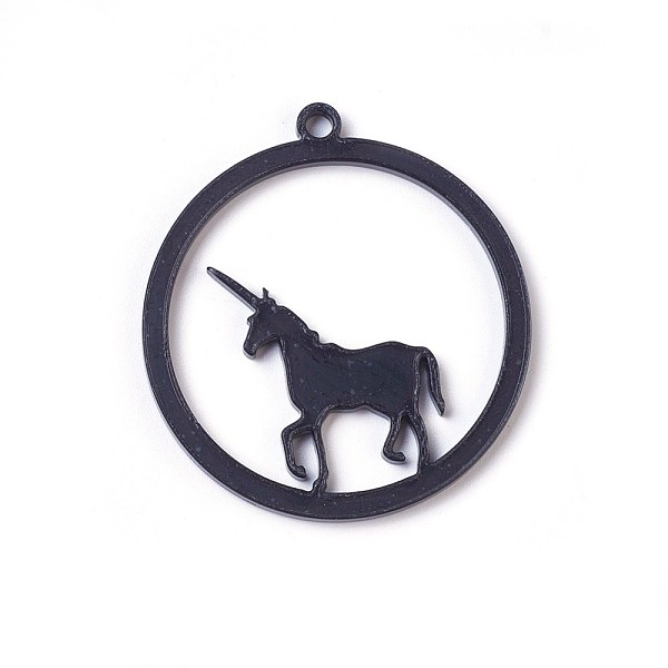 PandaHall Acrylic Open Back Bezel Pendants, For DIY UV Resin, Epoxy Resin, Pressed Flower Jewelry, Unicorn, Black, 52x48x2.5~3mm, Hole...
PandaHall Acrylic Open Back Bezel Pendants, For DIY UV Resin, Epoxy Resin, Pressed Flower Jewelry, Unicorn, Black, 52x48x2.5~3mm, Hole...