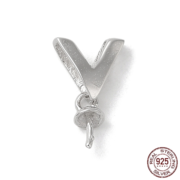 PandaHall Rhodium Plated 925 Sterling Silver Peg Bails, For Half Drilled Beads, with S925 Stamp, Letter V, Real Platinum Plated, 12x6.5mm...
PandaHall Rhodium Plated 925 Sterling Silver Peg Bails, For Half Drilled Beads, with S925 Stamp, Letter V, Real Platinum Plated, 12x6.5mm...