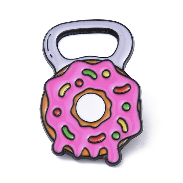 PandaHall Black Alloy Brooches, Enamel Pins, for Backpack Clothes, Donut, 29.5x20x1.5mm Alloy+Enamel Donut Pink
PandaHall Black Alloy Brooches, Enamel Pins, for Backpack Clothes, Donut, 29.5x20x1.5mm Alloy+Enamel Donut Pink