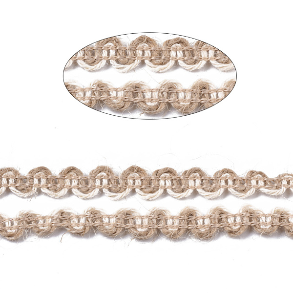 PandaHall Braided Burlap Wave Ribbon, Hessian Ribbon, Jute Ribbon, for DIY Home Decoration and Gift Wrap, BurlyWood, 3/8 inch(7~8mm), about..., Orange
PandaHall Braided Burlap Wave Ribbon, Hessian Ribbon, Jute Ribbon, for DIY Home Decoration and Gift Wrap, BurlyWood, 3/8 inch(7~8mm), about..., Orange