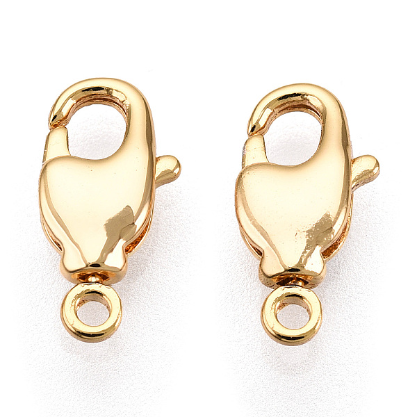 PandaHall Brass Lobster Claw Clasps, for Jewelry Making, Real 18K Gold Plated, 12x6x2.5mm, Hole: 1.2mm Brass Others
PandaHall Brass Lobster Claw Clasps, for Jewelry Making, Real 18K Gold Plated, 12x6x2.5mm, Hole: 1.2mm Brass Others