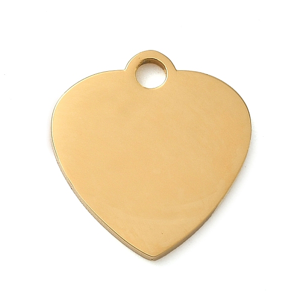 PandaHall Ion Plating(IP) 304 Stainless Steel Pendants, Stamping Blank Tag, Heart Charm, Golden, 17x16x1.5mm, Hole: 2.5mm 304 Stainless...
PandaHall Ion Plating(IP) 304 Stainless Steel Pendants, Stamping Blank Tag, Heart Charm, Golden, 17x16x1.5mm, Hole: 2.5mm 304 Stainless...