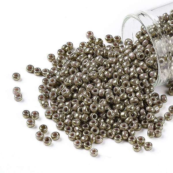 PandaHall TOHO Round Seed Beads, Japanese Seed Beads, (1704) Gilded Marble Lavender, 8/0, 3mm, Hole: 1mm, about 10000pcs/pound Glass Purple
PandaHall TOHO Round Seed Beads, Japanese Seed Beads, (1704) Gilded Marble Lavender, 8/0, 3mm, Hole: 1mm, about 10000pcs/pound Glass Purple