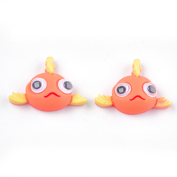 PandaHall Resin Cabochons, with Plastic, Fish, Dark Orange, 22.5x30.5x10mm Resin Fish Orange
PandaHall Resin Cabochons, with Plastic, Fish, Dark Orange, 22.5x30.5x10mm Resin Fish Orange