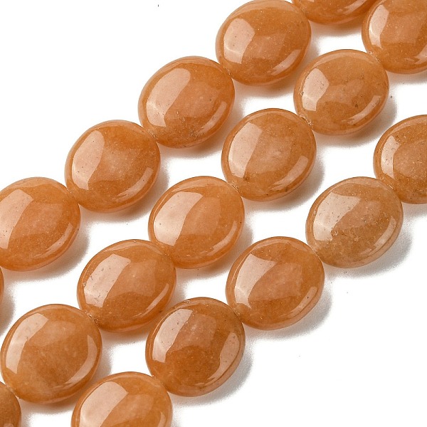 PandaHall Natural Red Aventurine Beads Strands, Flat Oval, 13~14x12x5.5~6mm, Hole: 1.2mm, about 29pcs/strand, 15.83''(40.2cm) Red Aventurine...
PandaHall Natural Red Aventurine Beads Strands, Flat Oval, 13~14x12x5.5~6mm, Hole: 1.2mm, about 29pcs/strand, 15.83''(40.2cm) Red Aventurine...