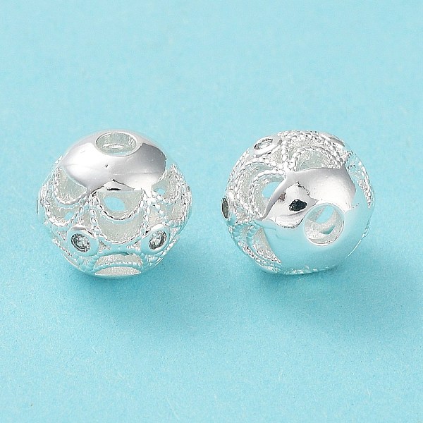 PandaHall Rack Plating Brass Micro Pave Clear Cubic Zirconia Beads, Long-Lasting Plated, Cadmium Free & Lead Free, Hollow, Round with Lion...
PandaHall Rack Plating Brass Micro Pave Clear Cubic Zirconia Beads, Long-Lasting Plated, Cadmium Free & Lead Free, Hollow, Round with Lion...