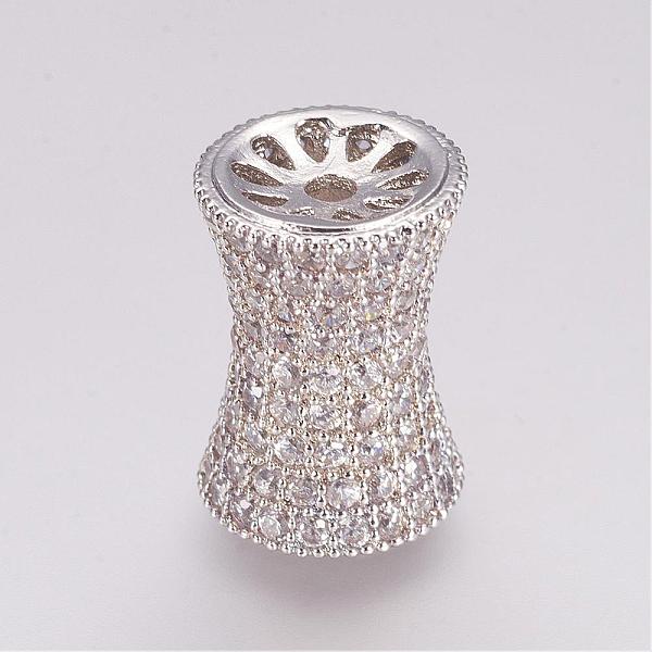 PandaHall Brass Micro Pave Cubic Zirconia Beads, Column, Hollow, Platinum, 17x12mm, Hole: 2mm Brass+Cubic Zirconia Column
PandaHall Brass Micro Pave Cubic Zirconia Beads, Column, Hollow, Platinum, 17x12mm, Hole: 2mm Brass+Cubic Zirconia Column