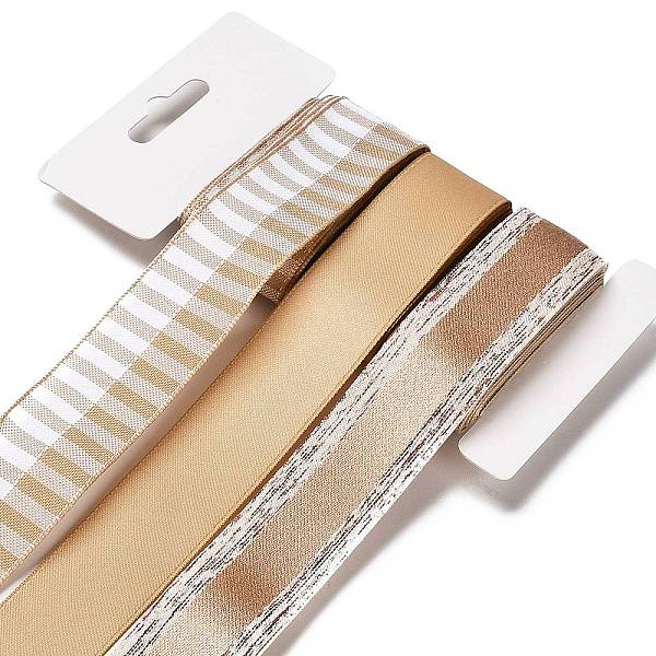 PandaHall 9 Yards 3 Styles Polyester Ribbon, for DIY Handmade Craft, Hair Bowknots and Gift Decoration, Ginger Color Palette, Khaki, 1~1-1/8..., Yellow
PandaHall 9 Yards 3 Styles Polyester Ribbon, for DIY Handmade Craft, Hair Bowknots and Gift Decoration, Ginger Color Palette, Khaki, 1~1-1/8..., Yellow