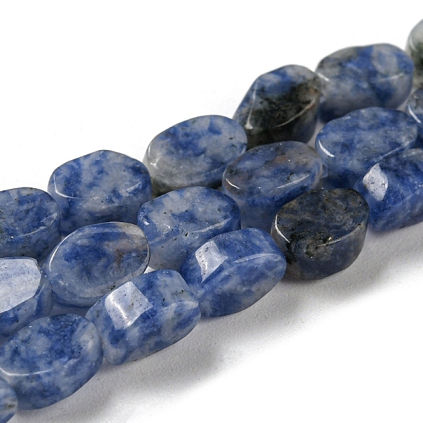 PandaHall Natural Blue Spot Jasper Beads Strands, Flat Oval, 6~6.5x4~4.5x2.5mm, Hole: 0.6mm, about 64pcs/strand, 15.94''(40.5cm) Blue Spot...
PandaHall Natural Blue Spot Jasper Beads Strands, Flat Oval, 6~6.5x4~4.5x2.5mm, Hole: 0.6mm, about 64pcs/strand, 15.94''(40.5cm) Blue Spot...