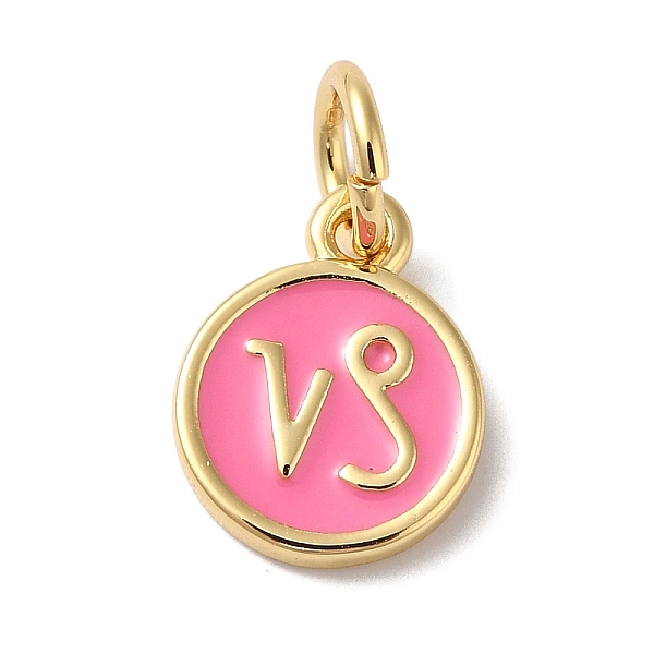 PandaHall Real 18K Gold Plated Brass Enamel Charms, with Jump Ring, Long-Lasting Plated, Lead Free & Cadmium Free, Flat Round with Capricorn...
PandaHall Real 18K Gold Plated Brass Enamel Charms, with Jump Ring, Long-Lasting Plated, Lead Free & Cadmium Free, Flat Round with Capricorn...
