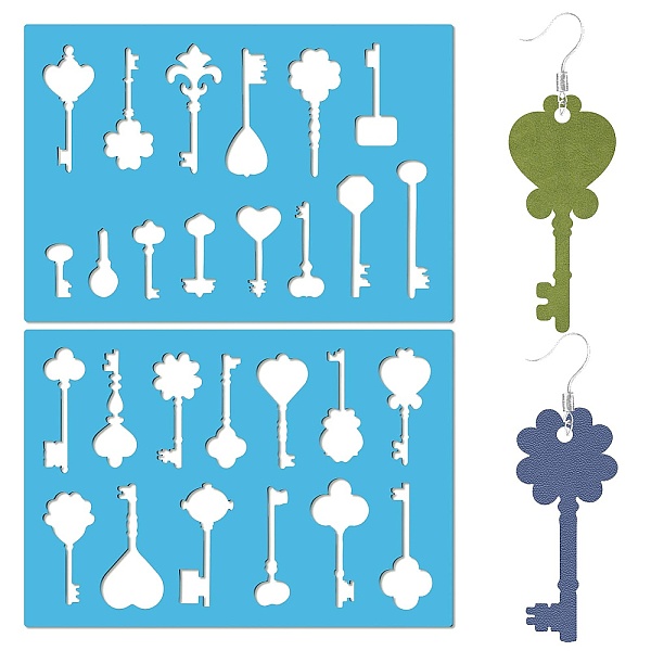 PandaHall Acrylic Earring Handwork Template, Card Leather Cutting Stencils, Deep Sky Blue, Key, 130x90x2mm, 2pcs/set Acrylic Key
PandaHall Acrylic Earring Handwork Template, Card Leather Cutting Stencils, Deep Sky Blue, Key, 130x90x2mm, 2pcs/set Acrylic Key