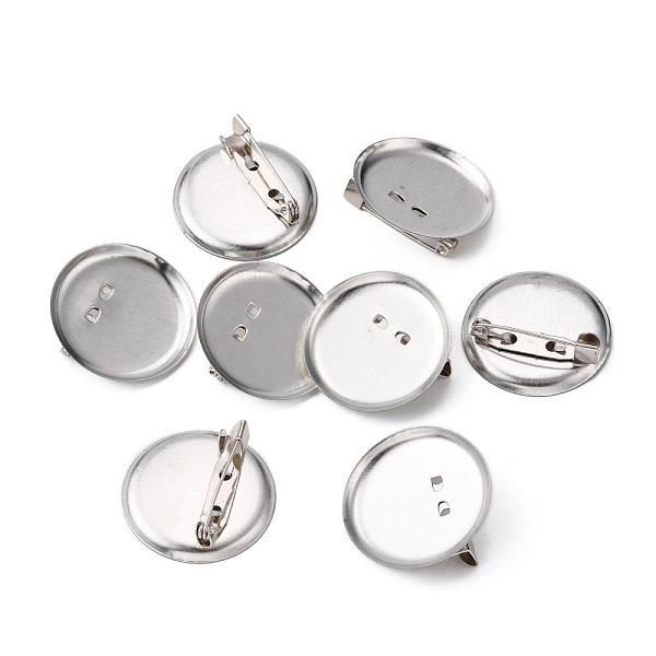 PandaHall Platinum Plated Iron DIY Iron Brooch Findings, Brooch Base Blanks Trays Backs, Size: 29mm in diameter. Iron
PandaHall Platinum Plated Iron DIY Iron Brooch Findings, Brooch Base Blanks Trays Backs, Size: 29mm in diameter. Iron