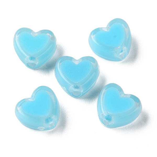 PandaHall Heart Acrylic Beads, Bead in Bead, Deep Sky Blue, 7x8x4mm, Hole: 1.8mm, about 2777pcs/500g Acrylic Heart
PandaHall Heart Acrylic Beads, Bead in Bead, Deep Sky Blue, 7x8x4mm, Hole: 1.8mm, about 2777pcs/500g Acrylic Heart