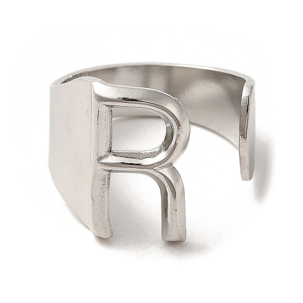 PandaHall 201 Stainless Steel Finger Rings, Letter R, Inner Diameter: 18mm 201 Stainless Steel Letter R
PandaHall 201 Stainless Steel Finger Rings, Letter R, Inner Diameter: 18mm 201 Stainless Steel Letter R