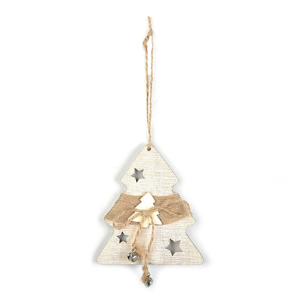PandaHall Wooden Pendant Decorations with Bell, Hemp Rope Christmas Tree Hanging Ornament, Christmas Tree, 103x90x10mm Wood Christmas Tree
PandaHall Wooden Pendant Decorations with Bell, Hemp Rope Christmas Tree Hanging Ornament, Christmas Tree, 103x90x10mm Wood Christmas Tree