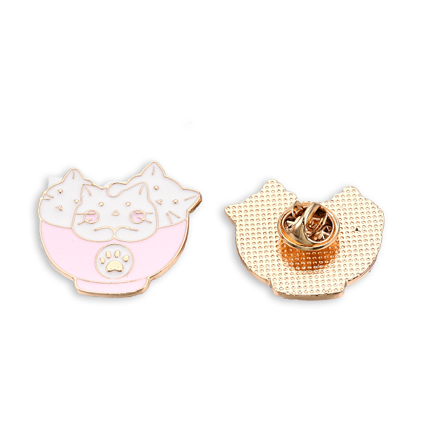 PandaHall Bowl with Cat Enamel Pin, Light Gold Plated Alloy Cartoon Badge for Backpack Clothes, Nickel Free & Lead Free, Pink, 27x30mm...
PandaHall Bowl with Cat Enamel Pin, Light Gold Plated Alloy Cartoon Badge for Backpack Clothes, Nickel Free & Lead Free, Pink, 27x30mm...