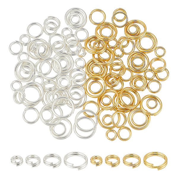 PandaHall BENECREAT 120Pcs 8 Styles Brass Split Rings, Lead Free & Cadmium Free, Double Loops Jump Rings, Mixed Color, 4~8x1.7~2mm, Inner...
PandaHall BENECREAT 120Pcs 8 Styles Brass Split Rings, Lead Free & Cadmium Free, Double Loops Jump Rings, Mixed Color, 4~8x1.7~2mm, Inner...