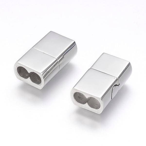 PandaHall 304 Stainless Steel Magnetic Clasps with Glue-in Ends, Rectangle, Stainless Steel Color, 17.5x11x6.5mm, Hole: 4mm 304 Stainless...
PandaHall 304 Stainless Steel Magnetic Clasps with Glue-in Ends, Rectangle, Stainless Steel Color, 17.5x11x6.5mm, Hole: 4mm 304 Stainless...