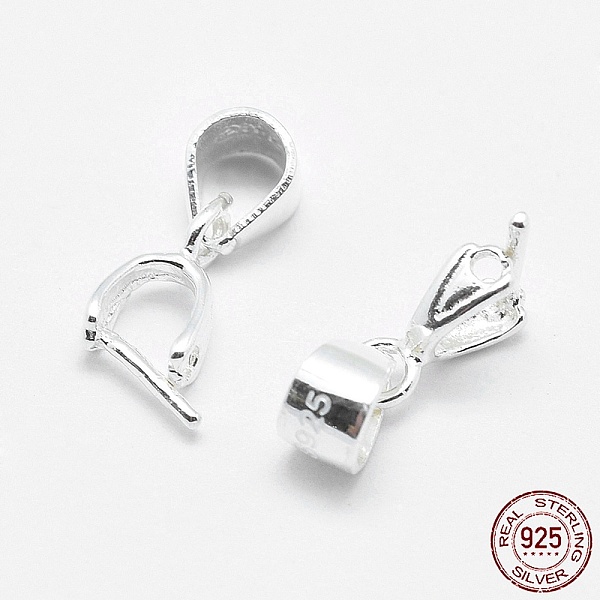PandaHall 925 Sterling Silver Pendant Bails, Ice Pick & Pinch Bails, Silver, 1x3mm Inner Diameter, 7x4x2mm, Hole: 3x4mm and 1mm, Pin: 0.6mm...
PandaHall 925 Sterling Silver Pendant Bails, Ice Pick & Pinch Bails, Silver, 1x3mm Inner Diameter, 7x4x2mm, Hole: 3x4mm and 1mm, Pin: 0.6mm...