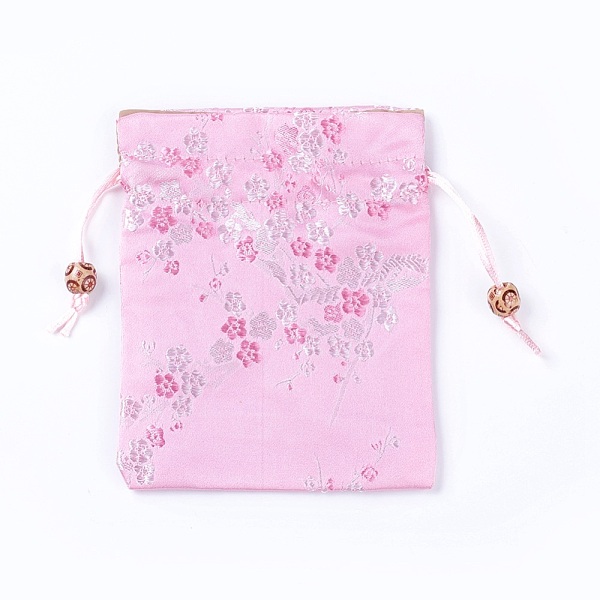 PandaHall Silk Packing Pouches, Drawstring Bags, with Wood Beads, Pink, 14.7~15x10.9~11.9cm Silk Pink
PandaHall Silk Packing Pouches, Drawstring Bags, with Wood Beads, Pink, 14.7~15x10.9~11.9cm Silk Pink