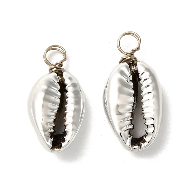 PandaHall Electroplated Shell Beads Pendants, with Eco-Friendly Copper Wire, Platinum, 23~26x11~13x6~7.5mm, Hole: 3.5mm Shell Shell Shape
PandaHall Electroplated Shell Beads Pendants, with Eco-Friendly Copper Wire, Platinum, 23~26x11~13x6~7.5mm, Hole: 3.5mm Shell Shell Shape