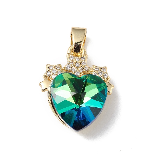 PandaHall Real 18K Gold Plated Rack Plating Brass Micro Pave Clear Cubic Zirconia Pendants, with Glass, Long-Lasting Plated, Cadmium Free &...
PandaHall Real 18K Gold Plated Rack Plating Brass Micro Pave Clear Cubic Zirconia Pendants, with Glass, Long-Lasting Plated, Cadmium Free &...