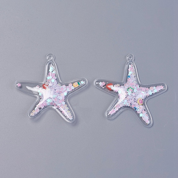 PandaHall PVC Plastic Big Pendants, with Paillette/Sequin, Starfish/Sea Stars, Misty Rose, 67x63x4mm, Hole: 3mm PVC Starfish Red
PandaHall PVC Plastic Big Pendants, with Paillette/Sequin, Starfish/Sea Stars, Misty Rose, 67x63x4mm, Hole: 3mm PVC Starfish Red