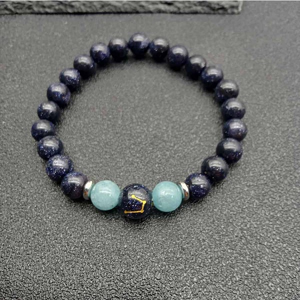 PandaHall Aquarius Round Synthetic Blue Goldstone & Natural Gems Stretch Bracelets for Women Men Natural Gemstone Aquarius
PandaHall Aquarius Round Synthetic Blue Goldstone & Natural Gems Stretch Bracelets for Women Men Natural Gemstone Aquarius